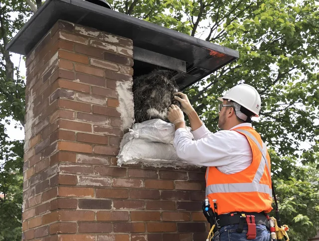 Humane removal of debris and animals by Delray Beach Chimney Sweep in Delray Beach, FL