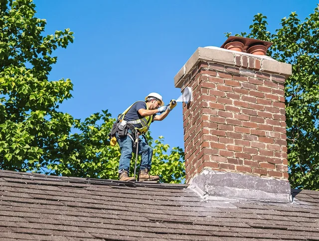 Delray Beach Chimney Sweep performing an inspection with advanced tools in Delray Beach, FL
