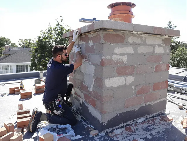 Advanced chimney repair process by Delray Beach Chimney Sweep in Delray Beach, FL