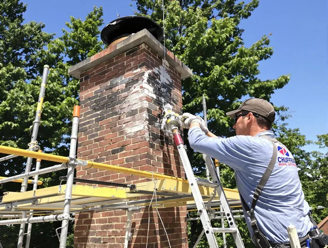 Structural chimney repair by Delray Beach Chimney Sweep in Delray Beach, FL