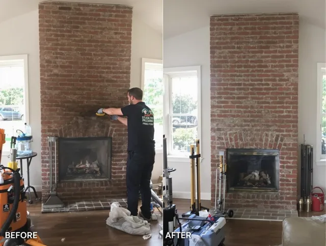 Finished chimney sweeping service by Delray Beach Chimney Sweep in Delray Beach, FL