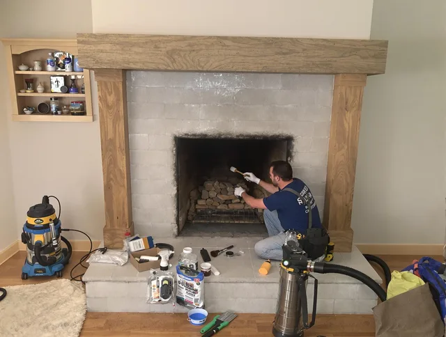 Detailed creosote removal process by Delray Beach Chimney Sweep in Delray Beach, FL