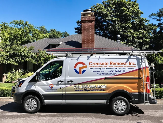 Delray Beach Chimney Sweep technician removing creosote safely in Delray Beach, FL